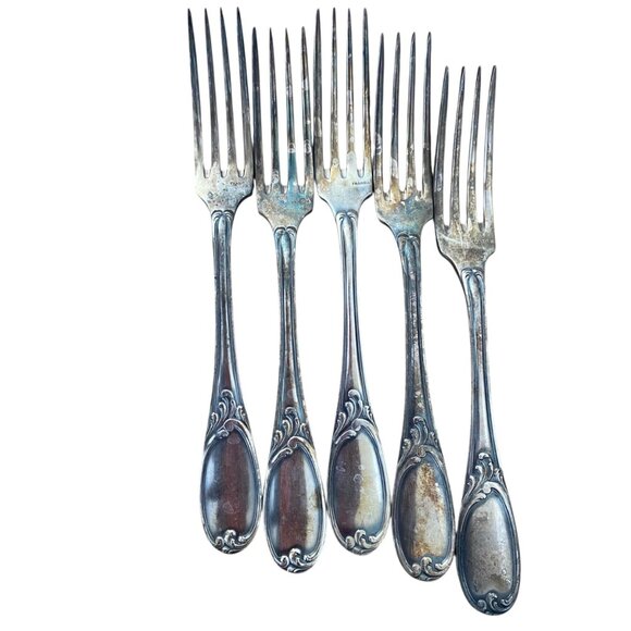 Plata Lappas Flatware Set France Scroll Design 61 pieces Inox Stainless Steel - Picture 4 of 16